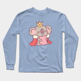 Cute Sleeping Koala Bear King Long Sleeve T-Shirt